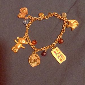 Vintage Disney kids charm bracelet